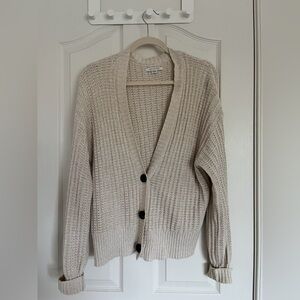 S Tan American Eagle Cardigan